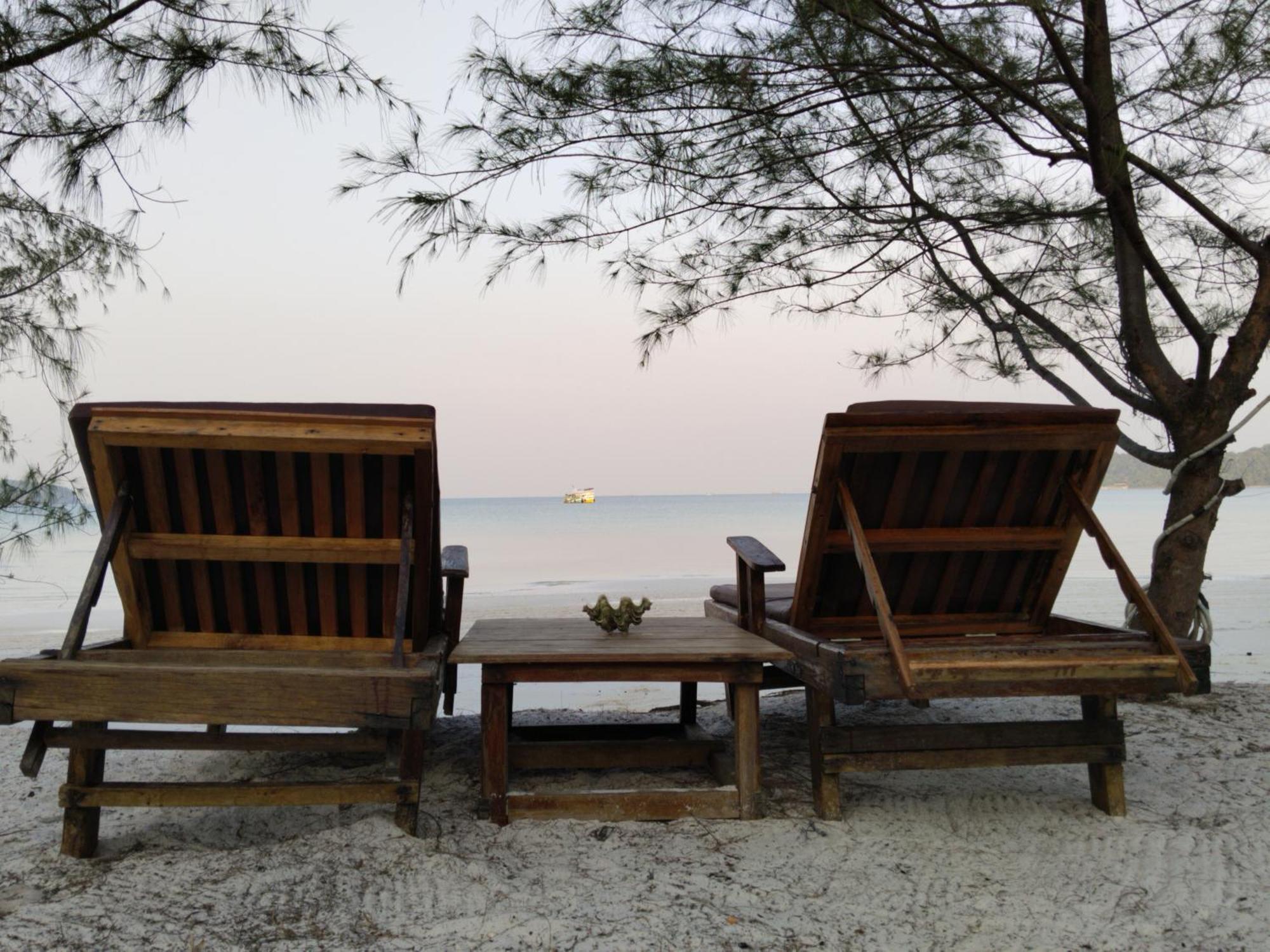 Green Blue Beach Hostel Koh Rong Sanloem Buitenkant foto