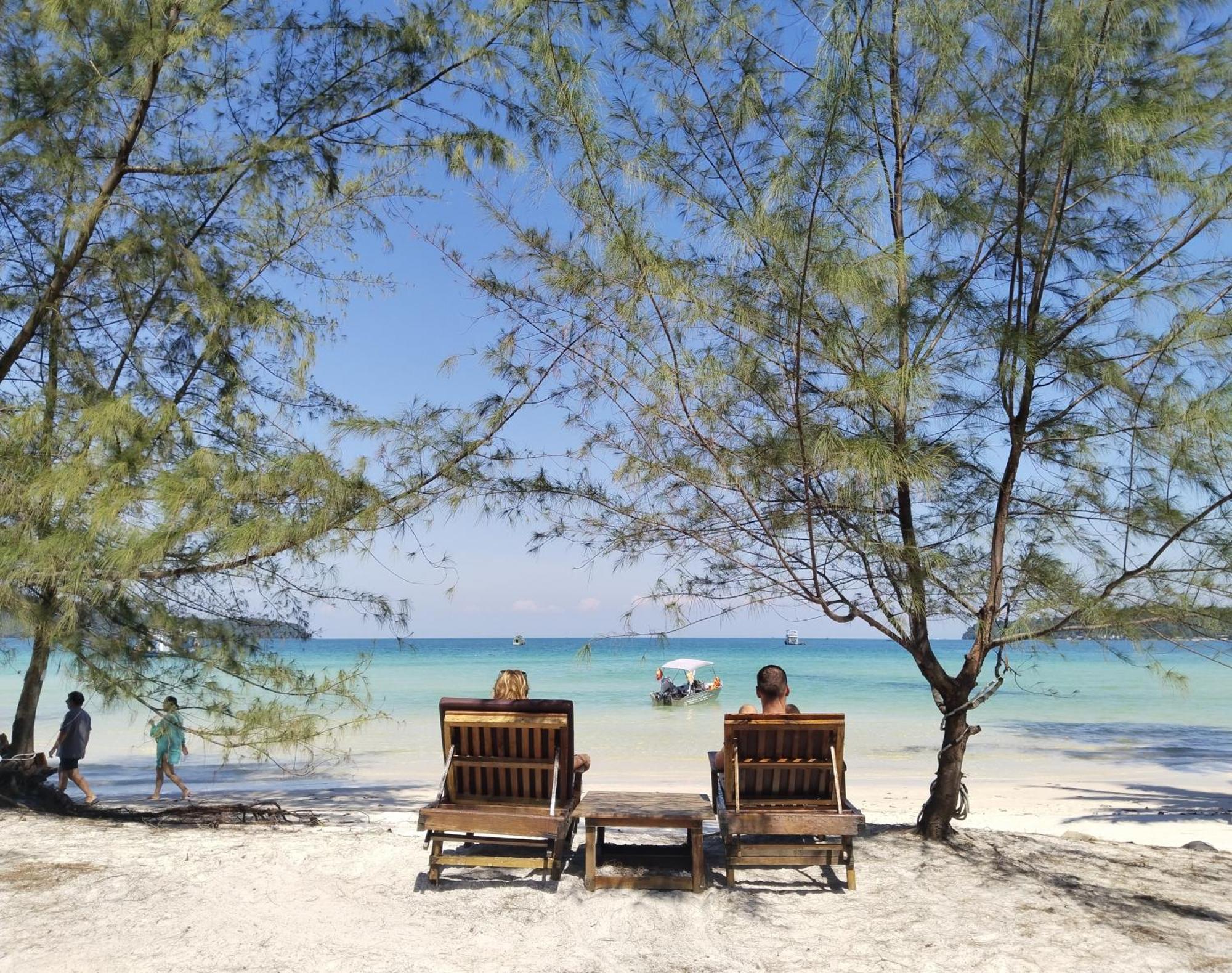Green Blue Beach Hostel Koh Rong Sanloem Buitenkant foto