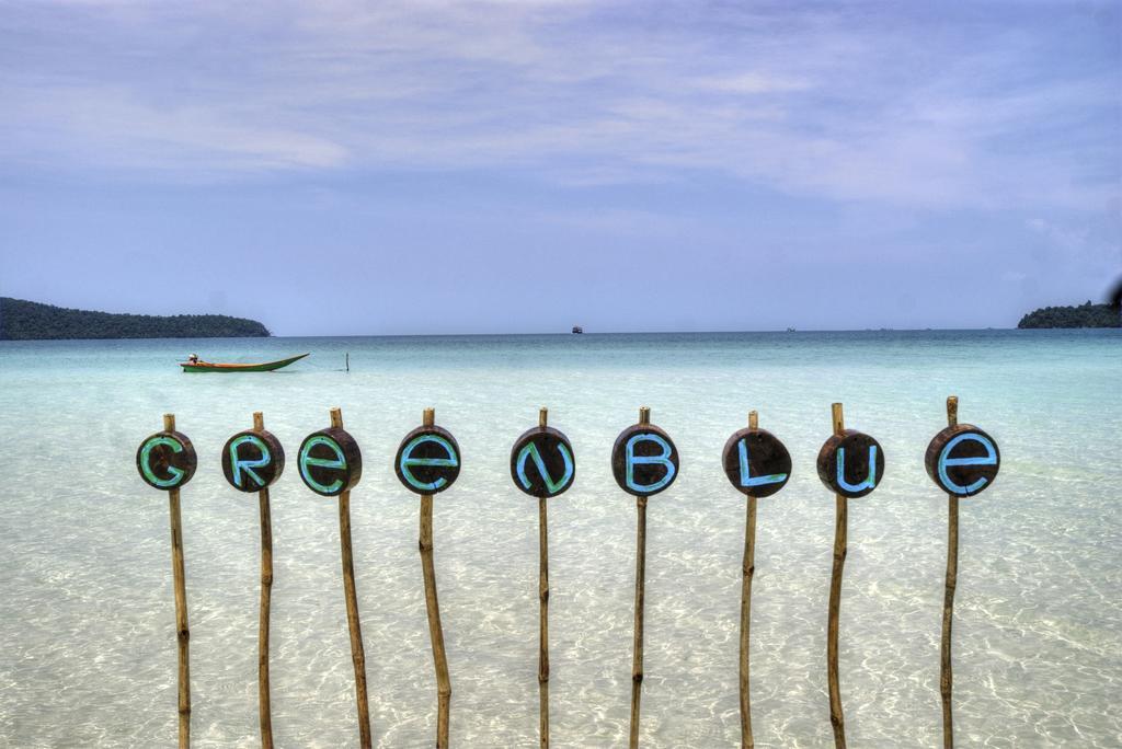 Green Blue Beach Hostel Koh Rong Sanloem Buitenkant foto